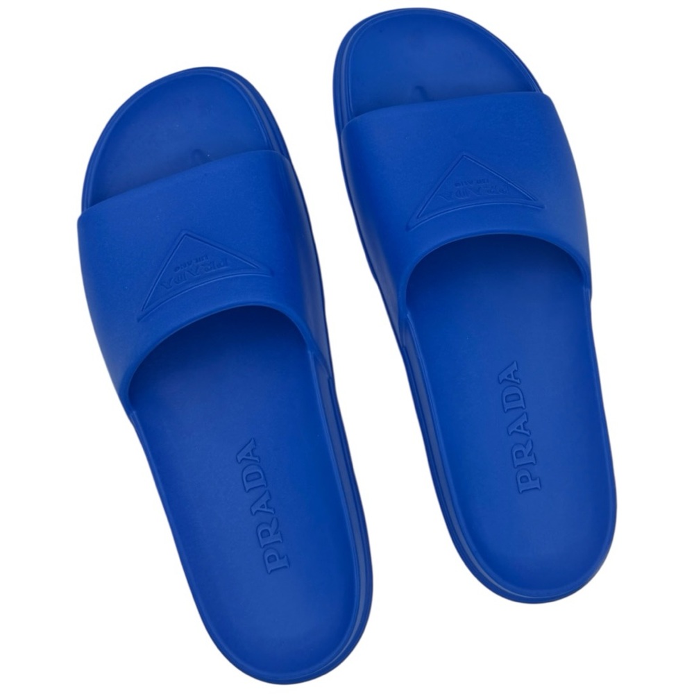 Prada Blue Slides - Authenticated - Picture 4 of 15